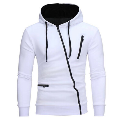 

Toponeto Fashion Men Warm Solid Zipper Hooded Long Sleeve Sport Outdoor Coat