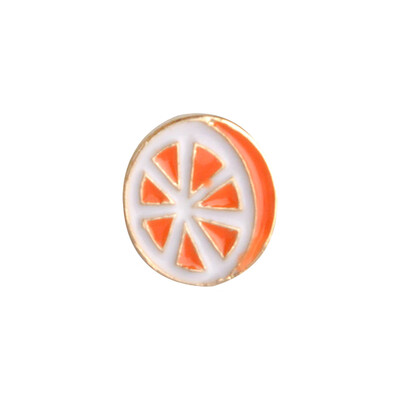 

1 Pcs New Lemon Drinking Cup Pattern Cool Summer Alloy Brooch Delicate 2435cm