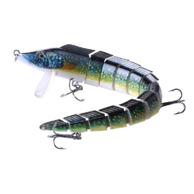 

HENG JIA Artificial Bait for Fishing Wobbler 13 Section Jointed Eel Fish Lure Hard Slow Sink