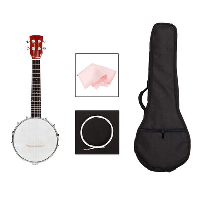 

Ktaxon New 4 String Banjo Full Size with Closed Back Brackets Head & Maple Neck