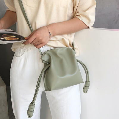 

French small bag foreign leisure bucket bag handbags new 2019 Messenger bag female wild ins shoulder bag