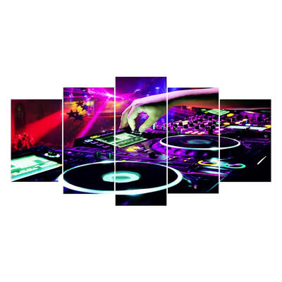 

5pcs 5D DIY Full Drill Square Diamond Painting Broadcasting Station Kit