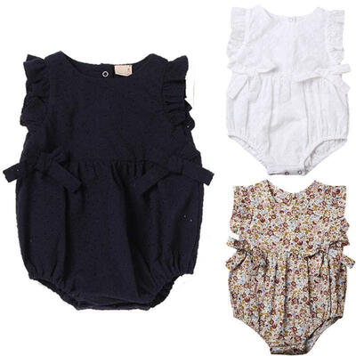 

0-24M Top Newborn Baby Girls Hollow Out Romper One Pieces Jumpsuit Summer Infant