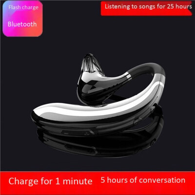 

charging only takes one minute quick charging bluetooth headset single ear hanging ear type super long standby drive earplug typ