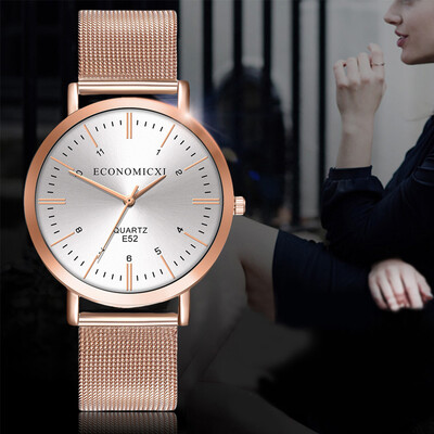 

RM Fashion Women Lady Rose Gold Bracelet Watch Analog Quartz Wrist Watches
