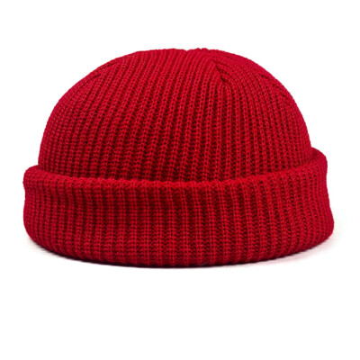 

Korean Fashion Men39S Knitted Hats & Caps Wool Beanie Hat Outdoor Winter Warm Brimless Street Cap