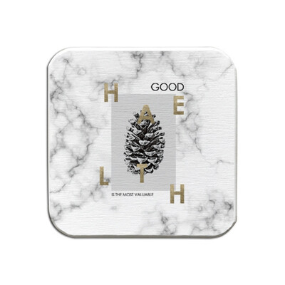 

Insulation Coaster Table Mat Marble Diatom Mud Moisture-Proof Anti-Scalding Insulation Coaster