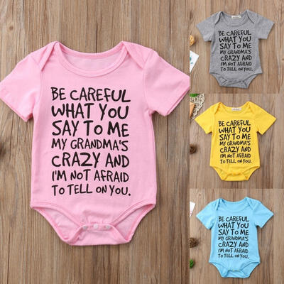 

0-24M Baby Boy Girl Casual Short Sleeve Romper Jumpsuit Bodysuit Clothes Outfits KID BABY