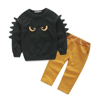 

Toddler Kids Baby Boy Outfits Clothes Monster Sweatshirt TopsPant 2PCS