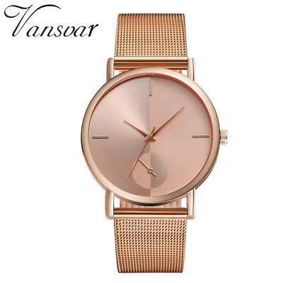 

Vansvar New Arrival Minimalist Ladies Quartz Wristwatches Black Mesh Fashion Clock Bracelet Women Watch Relogio Feminino Hot 533