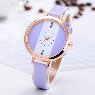 

Minimalism Womens Watches Golden Border Thin Dial Ladies Fashion Quartz Wristwatch Leather Strap Clock Business Reloj Mujer