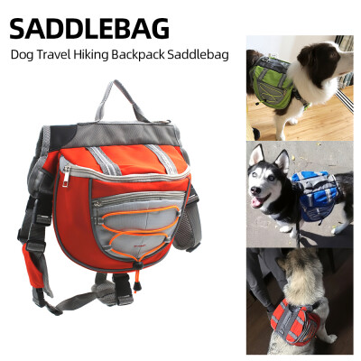 

Dog Travel Hiking Backpack Saddlebag for Travel Camping Hiking  Size Dogs Puppy Travel Bag