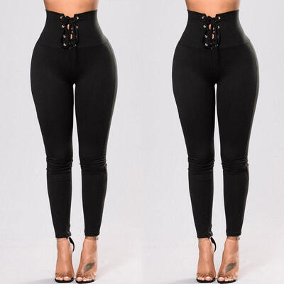 

Women Sport Pants Stretch Trousers Pencil Jeans Yoga Gym Fitness Skinny Jeggings