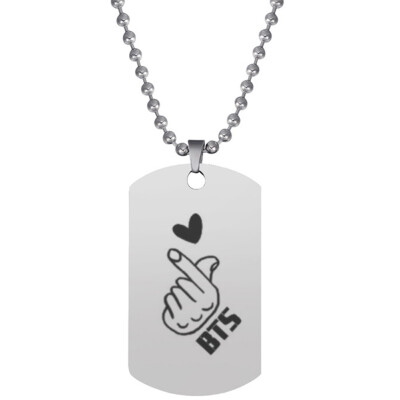 

Kpop Hip Hop Team Bangtan Boys BTS Army Pendant Necklace Hot Gift for Fans