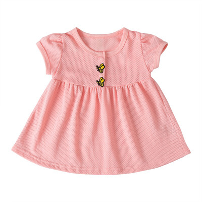 

Summer Dress Casual Baby Girls Sleeveless Cute Design Cotton Dress Kids Toddler Pageant Princess Sweet Fashion Sundress