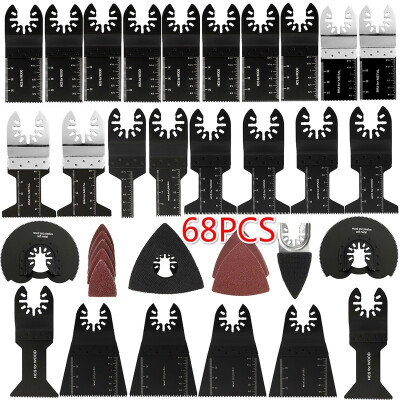 

6820PCS Carbon Steel Oscillating Saw Blades Saw Slices for Worker Craftsman Carpenter