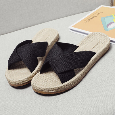 

Ins sandals for women outside summer wearing 100 sets of fashionable cross-straps Bali beach flip-flops