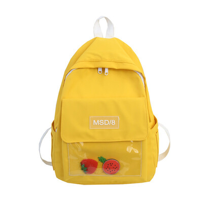 

Ins wind fruit summer fresh bag Japanese girls soft shoulder bag waterproof backpack for high school students