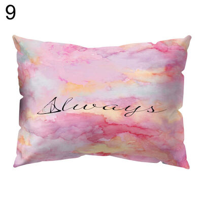 

Romantic Flower Stone Pattern Throw Pillow Case Cushion Cover Bedding Articles