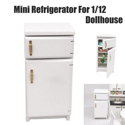 

Mini Dollhouse Furniture Refrigerator Miniature Living Room Pretend Play Toy