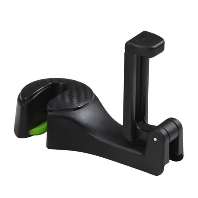

2-in-1 Universal Car Hook Mobile Phone Holder Bracket Auto Vehicle Car Backseat Headrest Mount Organizer Back Seat Hanger Holder H