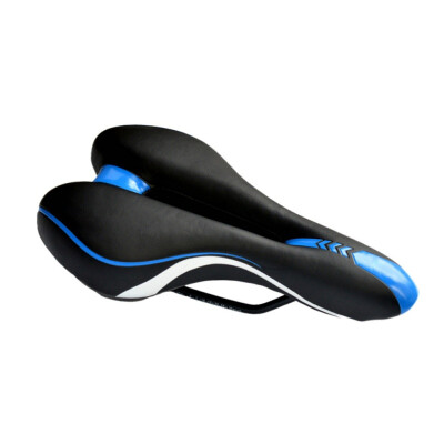 

New Hot Bike Silicone Cushion PU Leather Surface Silica Filled Gel Comfortable Hollow Cycling Seat Shockproof Bicycle Saddle