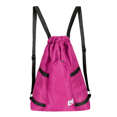 

Tailored Drawstring Backpack Men And Women Light School Bag Sports Travel Outdoor Bag