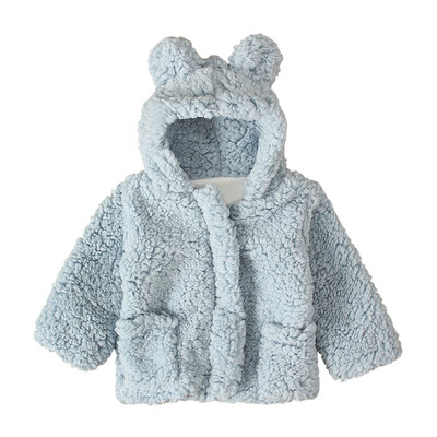 

Infant Girls Clothes New Baby Boys Jacket Toddler Cute Thick Fur Winter Warm Coat Outerwear Hooded Baby Coat