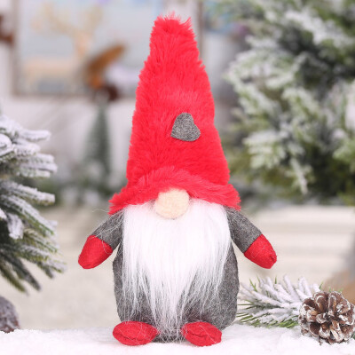 

Cute Christmas Santa Claus Plush Doll Elf Kids Christmas Ornaments Tree Decoration Gift