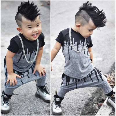 

2pcs Newborn Toddler Infant Kids Baby Boy Clothes T-shirt TopsPants Outfits Set