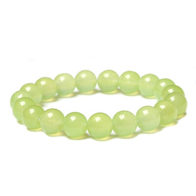 

Grape color green chalcedony crystal bracelet womens fashion wild bracelet