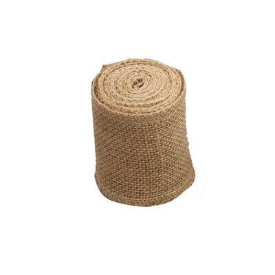 

10m Sewing Jute Burlap Ribbon Roll DIY Art Crafts Party Wedding Holiday Decor