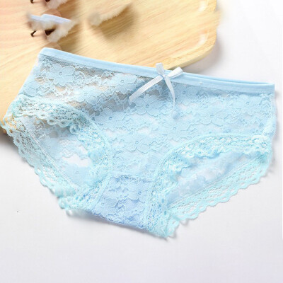 

Womens Underwear Sexy Transparent Lace Panties Briefs Knickers Thong Lingerie