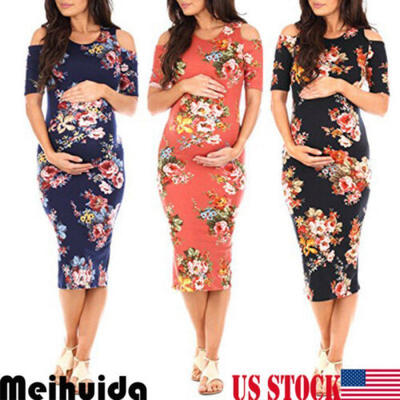 

USA Pregnant Women Long Dresses Maternity Gown Photography Photo Shoot Clothes