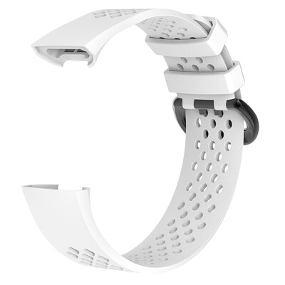

For Fitbit Charge 3 Watch Band Replacement Silicone Breathable Wrist Bracelet