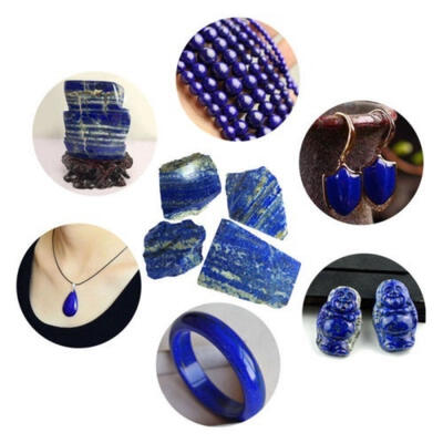 

100g Natural Blue Lapis Lazuli Raw Crushed Stone Healing Reiki Crystal Specimen