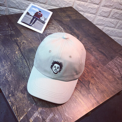 

Korean version of the new leisure rapper embroidered baseball hat female net red soft top hip hop Cap visor