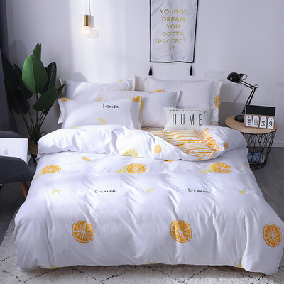 

Toponeto Three Piece Bedding Tribute Cotton Pillowcase Creative Pattern Full Size