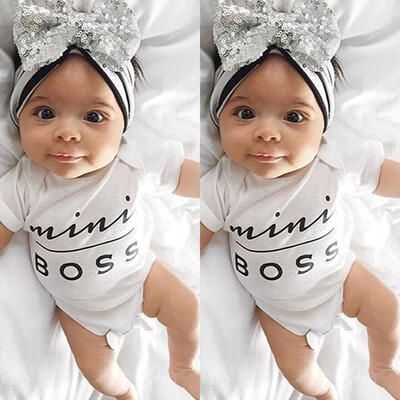 

Fashion Newborn Kids Clothes Baby Infant Boy Girl Cotton Bodysuit Romper Jumpsuit Outfit