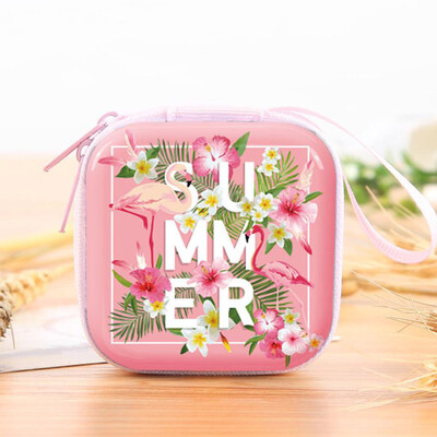 

Unicorn Alpaca Mini Handbag Cute Simple Style Headphones Box Small Wallet Cartoon Coin Change Purse