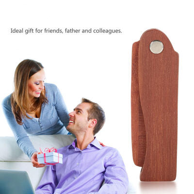 

Greensen Portable Natural Wooden Beard Comb Folding Pocket Moustache Shaping Comb