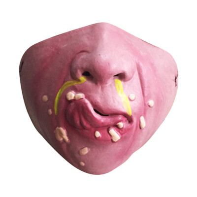 

Tailored Funny Fun Mask Big Lips Headgear Pet Funny Mask