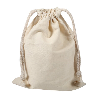 

Cotton Storage BagsHousehold Plain Cotton Drawstring Storage Laundry Sack Stuff Bag for Travel Home Use Drawstring Storage Bag