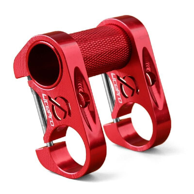 

Super Lightweight Bike Double Stem Riser Bicycle Handlebar Stem 254mm Folding Bike Stem Bike Handle Bar Parts