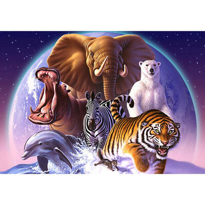 

5D DIY Full Drill Diamond Painting Animal Cross Stitch Embroidery Mosaic
