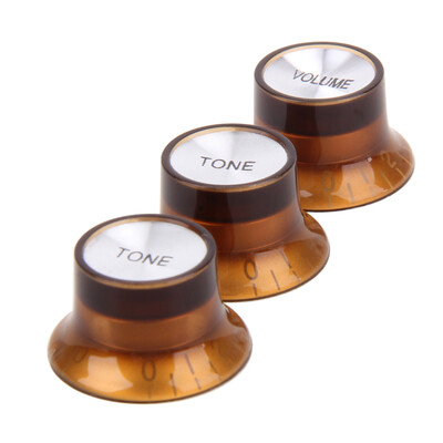 

3pcs Reflector Volume Tone Electric Guitar Knobs For LP SG Electric Guitar