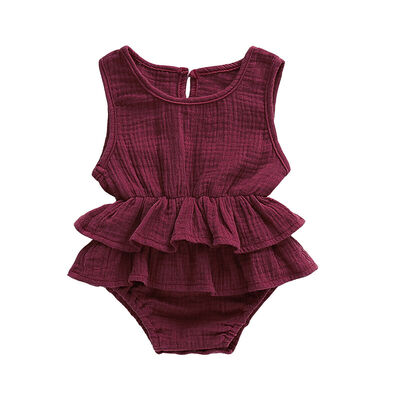 

New Summer Newborn Kid Baby Girl Clothes Sleeveless Romper Tutu Dress 1PC Outfit