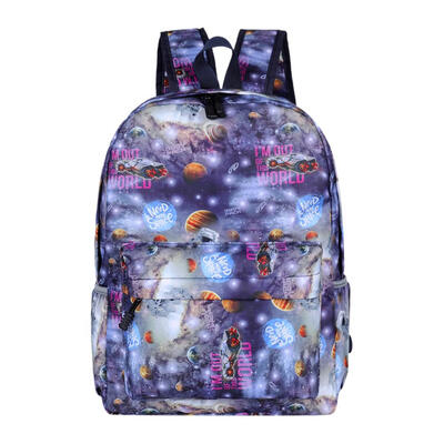 

Creative Printing Travel Backpacks Women Knapsack Oxford Cloth Rucksack