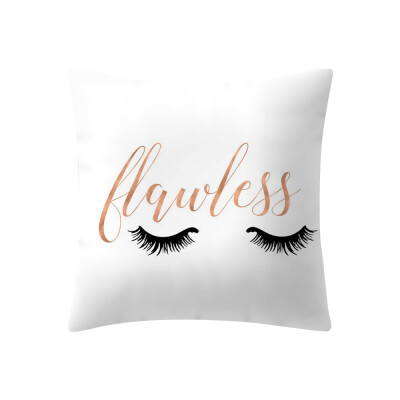 

〖Follure〗Rose Gold Pink Cushion Cover Square Pillowcase Home Decoratio