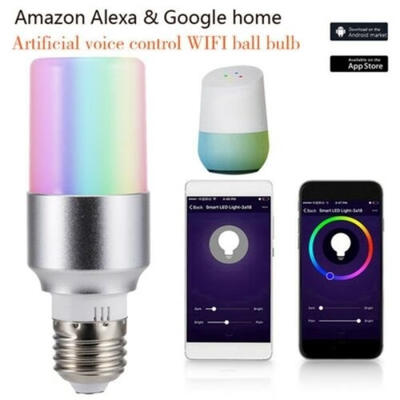 

B22 Smart Bulb Wireless WiFi App Remote Control Light for Alexa Google Home